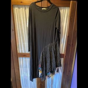 Chalet et cici long sleeve tshirt dress with side detail